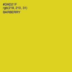 #DAD21F - Barberry Color Image