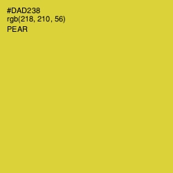 #DAD238 - Pear Color Image