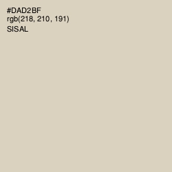 #DAD2BF - Sisal Color Image
