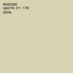 #DAD3B2 - Sisal Color Image