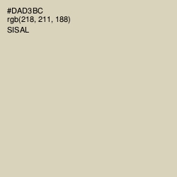 #DAD3BC - Sisal Color Image