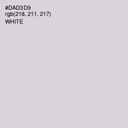 #DAD3D9 - Swiss Coffee Color Image