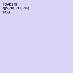 #DAD3F5 - Fog Color Image