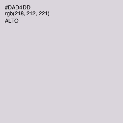 #DAD4DD - Alto Color Image