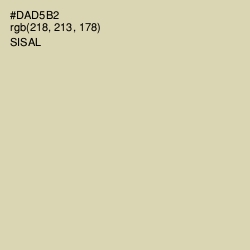 #DAD5B2 - Sisal Color Image