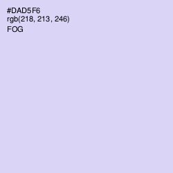#DAD5F6 - Fog Color Image