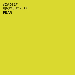 #DAD92F - Pear Color Image