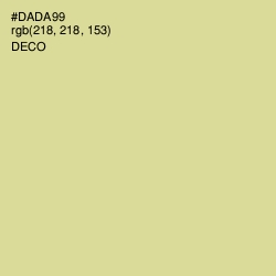 #DADA99 - Deco Color Image
