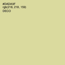 #DADA9F - Deco Color Image