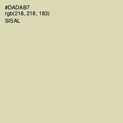 #DADAB7 - Sisal Color Image