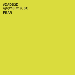 #DADB3D - Pear Color Image