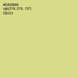 #DADB89 - Deco Color Image