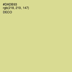 #DADB93 - Deco Color Image