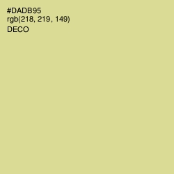 #DADB95 - Deco Color Image