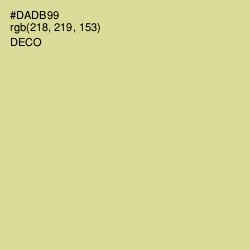 #DADB99 - Deco Color Image