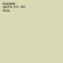 #DADBB6 - Sisal Color Image