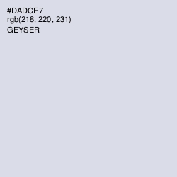 #DADCE7 - Geyser Color Image