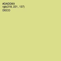 #DADD89 - Deco Color Image