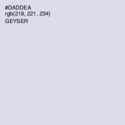 #DADDEA - Geyser Color Image