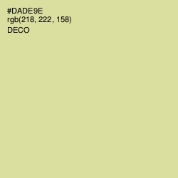 #DADE9E - Deco Color Image