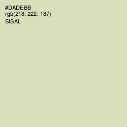 #DADEBB - Sisal Color Image