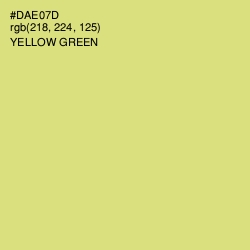 #DAE07D - Yellow Green Color Image