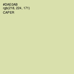 #DAE0AB - Caper Color Image