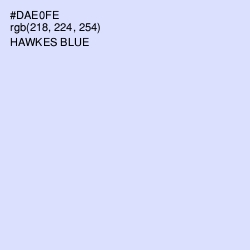 #DAE0FE - Hawkes Blue Color Image