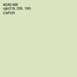 #DAE4BE - Caper Color Image