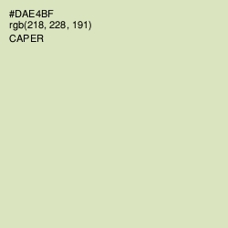 #DAE4BF - Caper Color Image