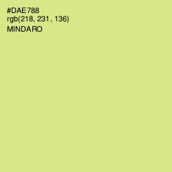 #DAE788 - Mindaro Color Image