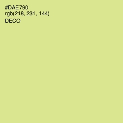 #DAE790 - Deco Color Image
