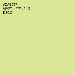 #DAE797 - Deco Color Image