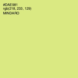 #DAE981 - Mindaro Color Image