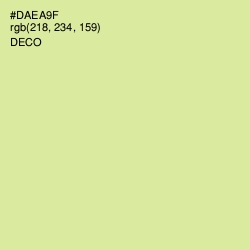 #DAEA9F - Deco Color Image
