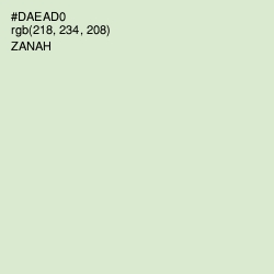 #DAEAD0 - Zanah Color Image