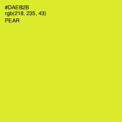 #DAEB2B - Pear Color Image