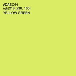 #DAEC64 - Yellow Green Color Image