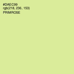 #DAEC99 - Primrose Color Image