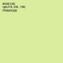 #DAEC9E - Primrose Color Image