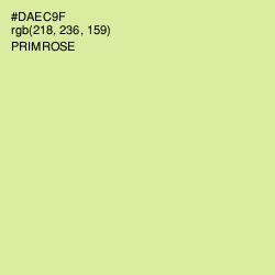 #DAEC9F - Primrose Color Image