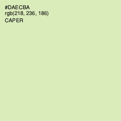 #DAECBA - Caper Color Image