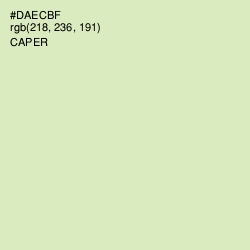 #DAECBF - Caper Color Image