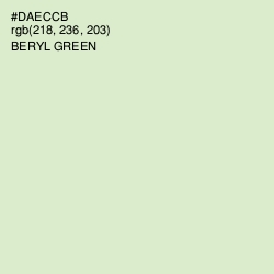 #DAECCB - Beryl Green Color Image