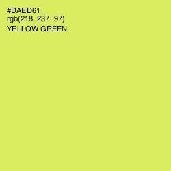 #DAED61 - Yellow Green Color Image