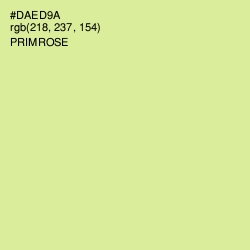 #DAED9A - Primrose Color Image