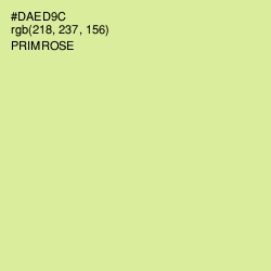 #DAED9C - Primrose Color Image