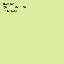 #DAED9F - Primrose Color Image