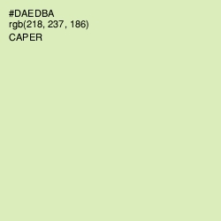 #DAEDBA - Caper Color Image