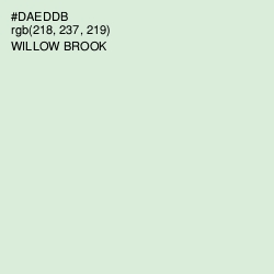 #DAEDDB - Willow Brook Color Image